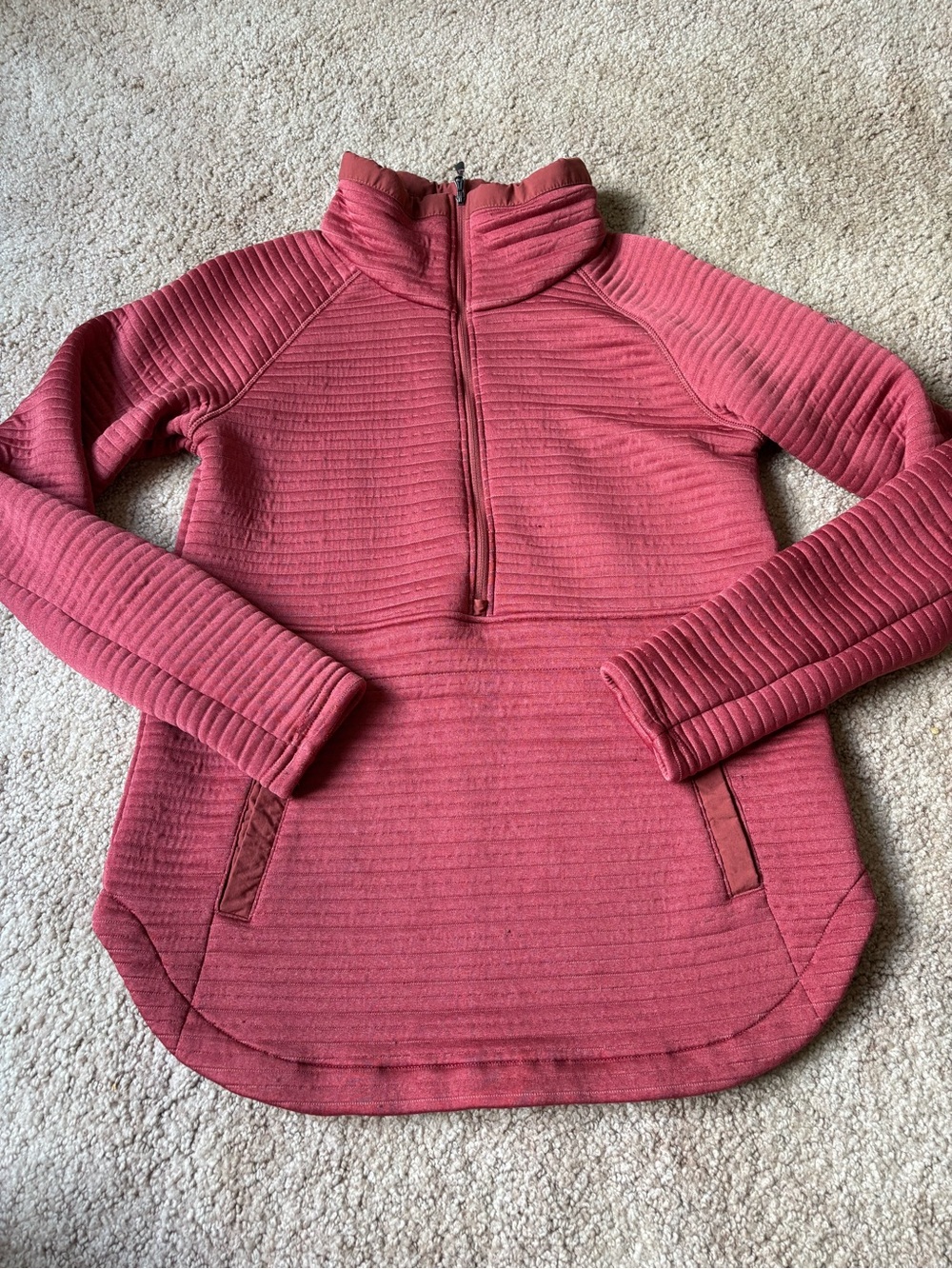 Columbia Women's Dusty Rose Half-Zip Quilted Pullover Jacket